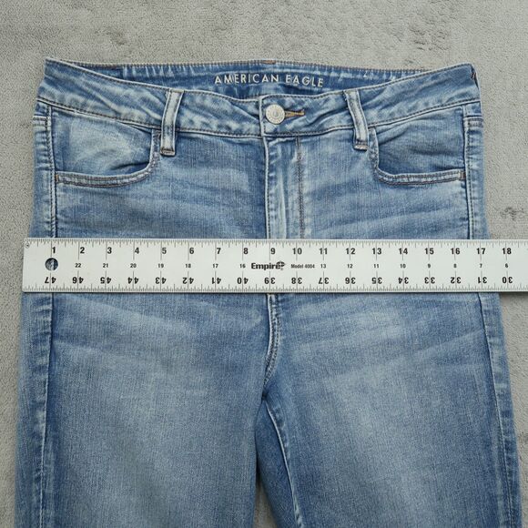 American Eagle Outfitters Denim Blue Jeggings - Picture 7 of 16